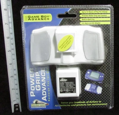 POWER GRIP ADVANCE Recharge Pak For GBA GAME BOY ADVANCE by Pelican PL723 Arctic - Image 1 of 4