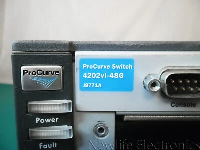 HP J8771-69001 ProCurve Switch 4202vl-48G J8771A - Image 1 of 4
