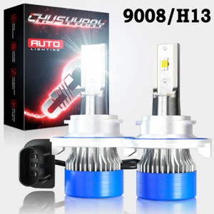 2X 9008/H13 LED High Low Beam Headlights Bulbs For JEEP Liberty 2008-2012 - Picture 1 of 11