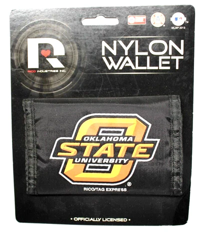 NCAA Rico Industries Nylon Trifold Wallet Oklahoma State Cover