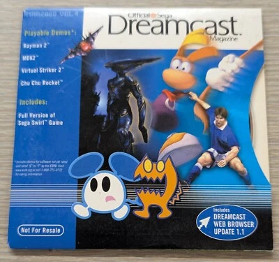 Official Sega Dreamcast Magazine Demo Disc March 2000 Vol 4 *Excellent Condition - Image 1 of 4