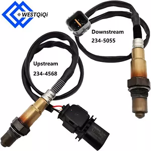 2PCS UPSTREAM + DOWN OXYGEN O2 SENSOR FOR 2012-2017 KIA SOUL 1.6L HYUNDAI ACCENT - Picture 1 of 14