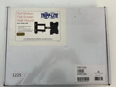 Tripp Lite DWM1742MA TV Wall Monitor Mount Arm Swivel Tilt 14" to 42" TVs - Image 1 of 3