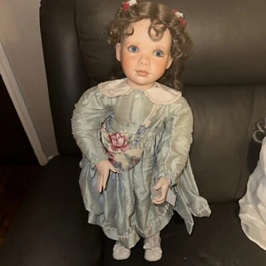 Vintage   1997 Virginia Ehrlich Turner Doll Mattie #30/85 24” W COA - Picture 1 of 11