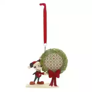 Disney Store Mickey Maus Kranz Vintage Weihnachten hängendes Ornament - Bild 1 von 3