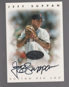 Jeff Suppan AUTOGRAPH SILVER Boston Red Sox 1996 Leaf Signature AUTO Baseball - Picture 1 of 1