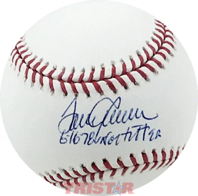 TOM SEAVER SIGNED AUTOGRAPHED ML BASEBALL INSCRIBED 6-16-78 NO HITTER PSA - Image 1 of 2