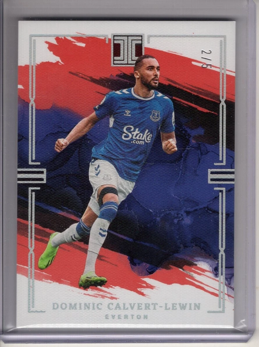 2022-23 DOMINIC CALVERT-LEWIN IMPECCABLE PREMIER LEAGUE RUBY AND SILVER 2/5