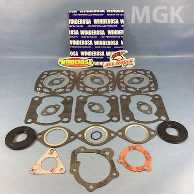 NEW POLARIS WINDEROSA COMPLETE ENGINE GASKET KIT WITH OIL SEALS 1983 INDY 600 Foto 1 de 4