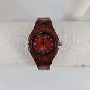 ✨️Reloj Madera Cerezo - Con Jules - Batería Nueva - Imagen 1 de 10
