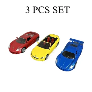 SIKU 3PCS 1/64 Alloy Mini Car Model Collectible Kids Toy Scene Decor Toy - Picture 1 of 6