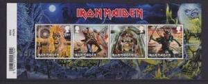 GREAT BRITAIN IRON MAIDEN PRESENTATION SOUVENIR SHEET OF 4 - Picture 1 of 1