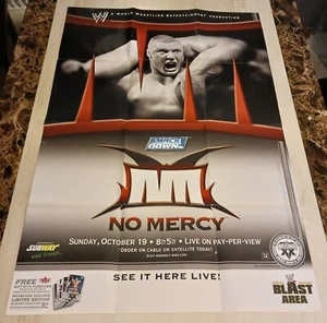 WWE No Mercy 2003 PPV Event Poster "Brock Lesnar" 38.75x26.5 - Picture 1 of 4