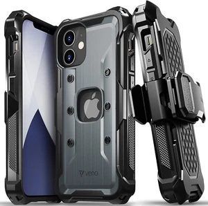 Vena vArmor Heavy Duty Rugged Case with Holster for Apple iPhone 12 / 12 Pro - Picture 1 of 8