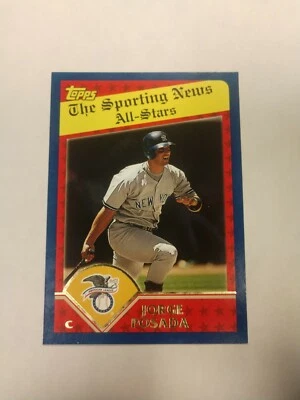 2003 Topps #363 Jorge Posada New York Yankees Sporting News All Stars (PWE) - Image 1 of 2