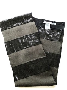Alice + Olivia Wollmischung Strickschal schwarz Pailletten wandelbar Halstuch Infinity - Bild 1 von 4