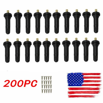 200 X TPMS Tire Pressure Sensors Valve Stem Rebuild Kit For Buick Subaru 20018 - Image 1 of 4