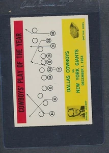 1964 Philadelphia #056 Cowboys' Play Of The Year NM/MT *777 - Bild 1 von 1