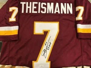 Joe Theismann Washington Redskins Autograph Jersey JSA 83 MVP Inscription - Picture 1 of 4