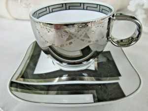Rosenthal Ikarus Versace Médaillon Méandre d/'Or Kaffeetasse 2tlg neuwertig OVP
