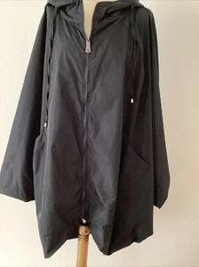 Damen Jacke Regen Regenjacke Mantel Trenchcoat Regenmantel Schwarz Neu - Bild 1 von 10