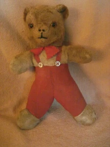 Vintage Musical Older Teddy Bear Stuffed Crank Toy - Picture 1 of 3