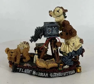Boyds Bears & Friends The Bearstone Collection Flash McBear & The Sitting 227721 - Imagen 1 de 7