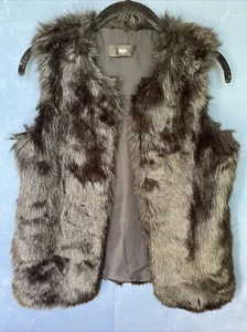 Mossimo Vest Womens Size X-Small Faux Fur Lined soft Fall Cozy - Picture 1 of 6
