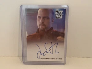 Star Trek Movies Autograph Card Jason Matthew Smith - Picture 1 of 3