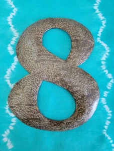 House Number Haitian Metal Art Number 8 - 7" x 5.5" - Picture 1 of 1