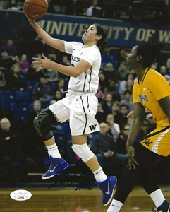 Kelsey Plum Vegas Aces signed Washington Huskies 8x10 photo autographed 2 JSA - Picture 1 of 2