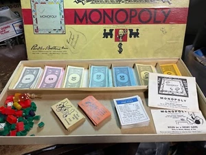 Vintage 1954 MONOPOLY Board Game BY PARKER BROTHERS - Picture 1 of 5