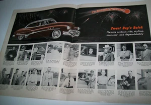 Juli 1951 Buick Magazin-komplett-Super Anzeige & Centerfold- Sheward Buick,Joplin MO - Bild 1 von 3