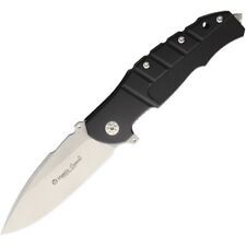 Maserin 404/N Black Aluminum Drop Point Folding Knife
