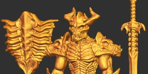 Skeleton Armor 3D printed figure character kit for Mythic Legions 1.0 figures - Picture 1 of 9