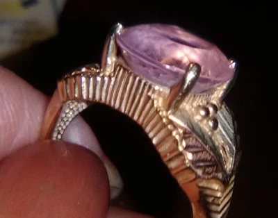 Montura dorada Black Hills para helenita rosa firmada 10K talla 7,5 Foto 1 de 4