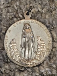 Vintage Catholic Sterling Silver Charm/Pendant - Picture 1 of 4