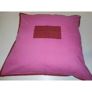 FEDERA CUSCINO ARREDO PANIKER COPRICUSCINO FODERA DIVANO LETTO 60x60 cm - FUCSIA - Foto 1 di 1
