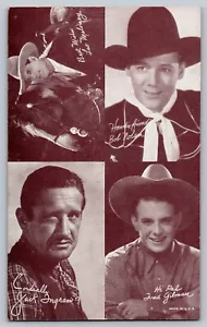 Exhibit Card Multiview Western Actors Including Jack Ingram - Picture 1 of 2