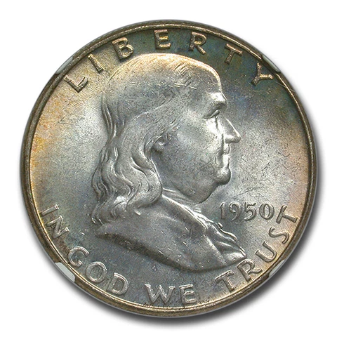 1950 Franklin Half Dollar MS-66 NGC (FBL) - SKU#166952 Cover