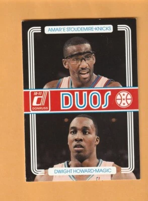 Dwight Howard Amare Stoudemire 2010-11 Donruss Duos #3 New York Knicks Magic 5G Foto 1 de 2