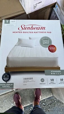 Sunbeam Electric Mattress Pad, Twin, Polyester - Image 1 of 4