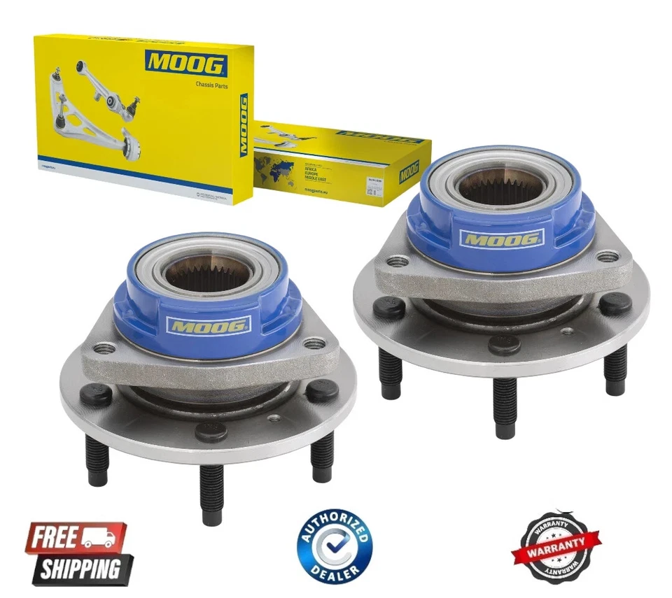 Rolamento de roda dianteira MOOG e cubos para Impala Buick Lacrosse Pontiac Grand Prix - Imagem 1 de 1