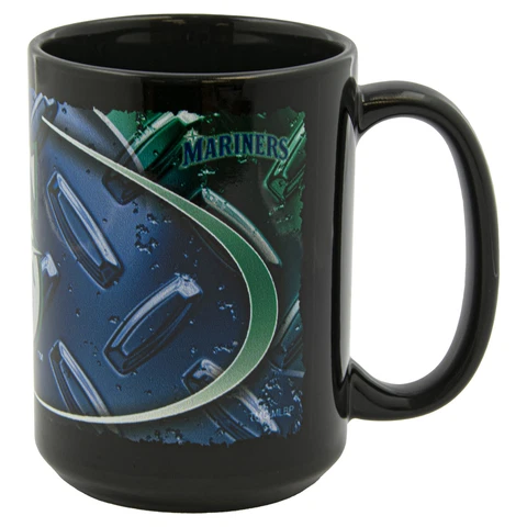 MLB Diamond Plate Seattle Mariners 15 OZ Ceramic Mug Cover