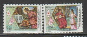FRANCOBOLLI MONACO 1989 MONACO CROCE ROSSA ST DEVOTO MNH - MONA263 - Foto 1 di 1