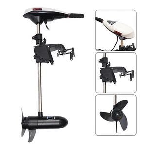 12V Elektro Außenborder Trolling Motor Angelboot Kajak Motor 40/45/58/65lbs - Bild 1 von 52