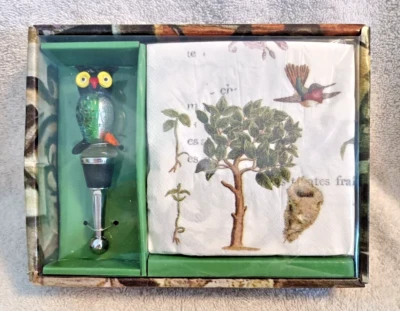 LSArts, Inc. - Juego de servilletas y tapones de búho - HS-079 - NUEVO EN PAQUETE Foto 1 de 4