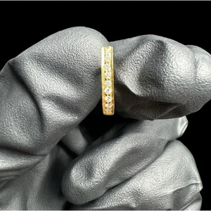 Natural 9 Diamonds Indian Bridal 14k Nose Pin Screw Stud - Picture 1 of 5