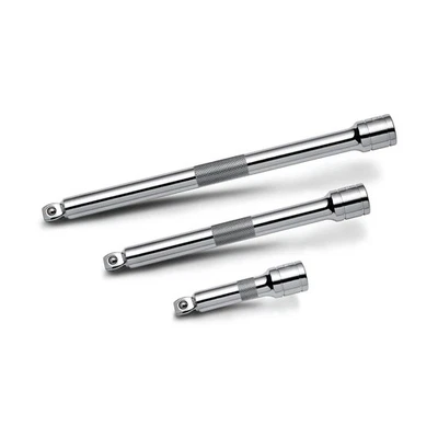 Powerbuilt 3 Piece 3/8 in. Dr. Socket Extension Bar Set - Wobble Tip - 640857 - Image 1 of 4