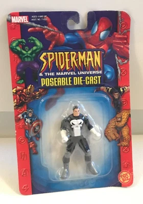 De colección Spiderman & the Marvel Universe Punisher 2003 Die-Cast Toy Biz Nuevo Foto 1 de 2
